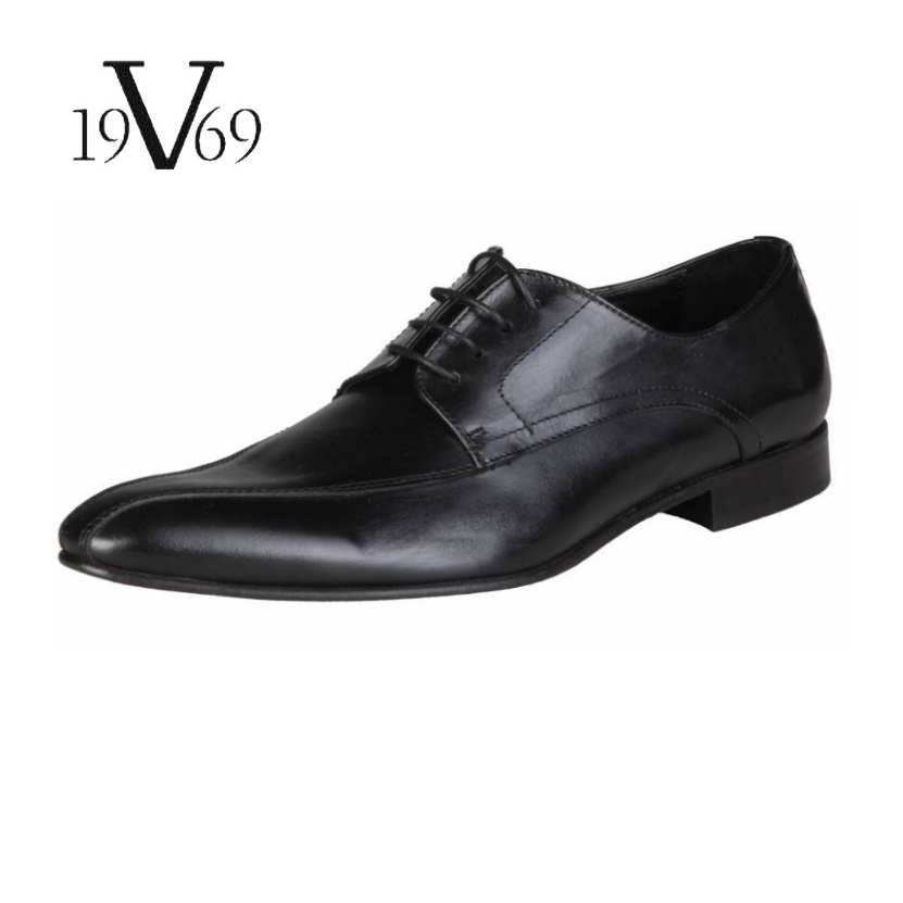 black versace dress shoes